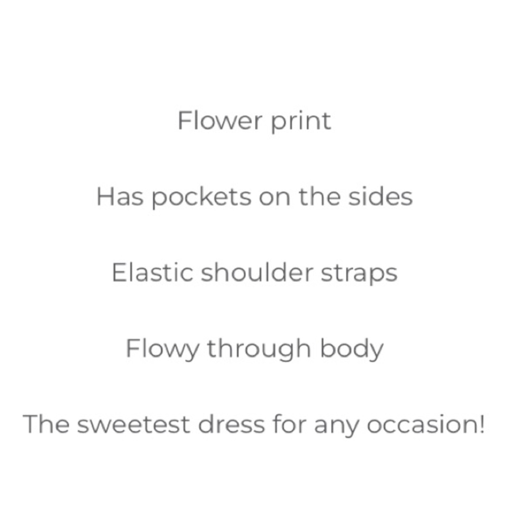 New: aureum Ruffle Strap Smock Back Dress. Lined. Pockets. Size Medium - Picture 15 of 15